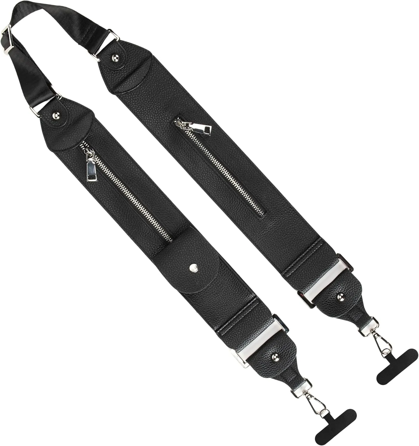 | Stashie Faux Leather | Cell Phone Crossbody Storage Strap | For Travel, Hiking, Concerts, Sporting Events