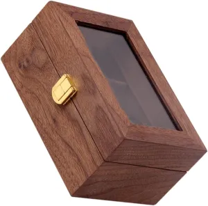 1pc Elegant Watch Storage Case High-end Display Box Practical Organizer for Watches Smooth Polished Finish Recyclable Material Great for Home Office Use
