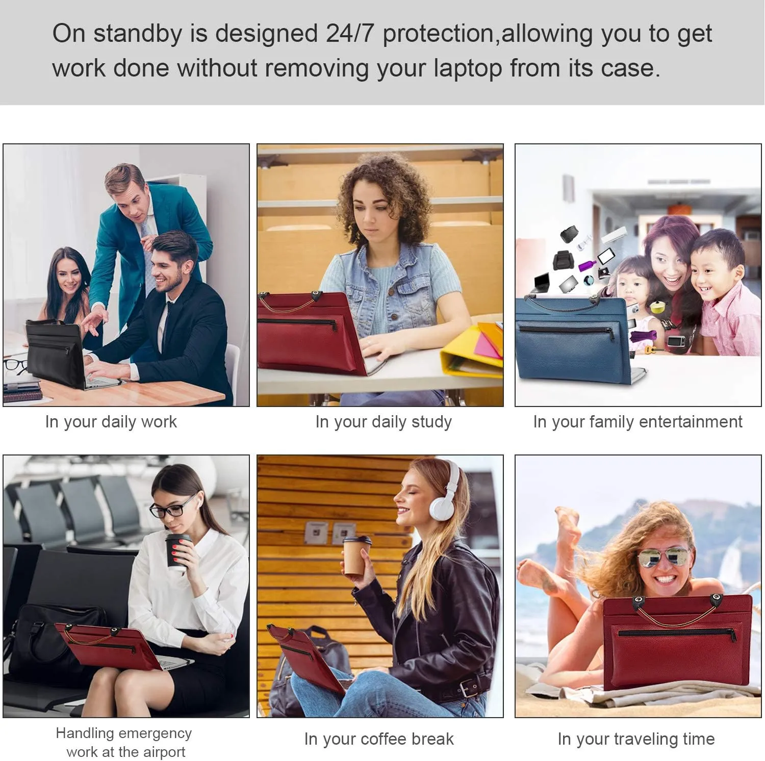 2 in 1 Protective Case Cover   Portable Bag for 13.3" Lenovo Yoga 6 13ARE05 & Google Pixelbook Go & HP Pavilion 13-bbXXXX Laptop[NOT fit Google Pixelbook 12.3/HP Pavilion 13-anXXXX],Black
