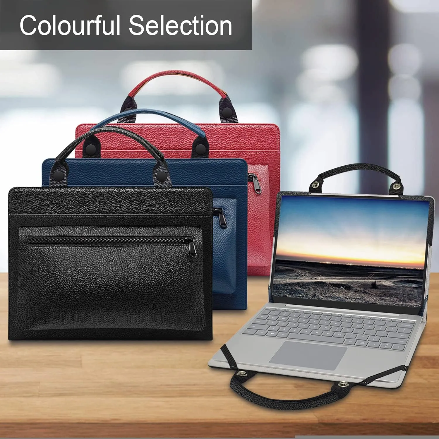 2 in 1 Protective Case Cover   Portable Bag for 13.3" Lenovo Yoga 6 13ARE05 & Google Pixelbook Go & HP Pavilion 13-bbXXXX Laptop[NOT fit Google Pixelbook 12.3/HP Pavilion 13-anXXXX],Black