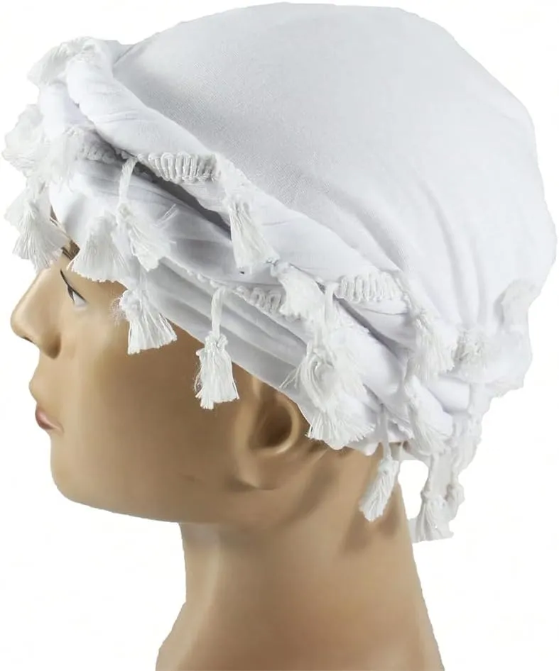 2 Pc Turban Head Wraps for Men Satin Lined Turban for Women Vintage Twist Velvet Durags Gifts