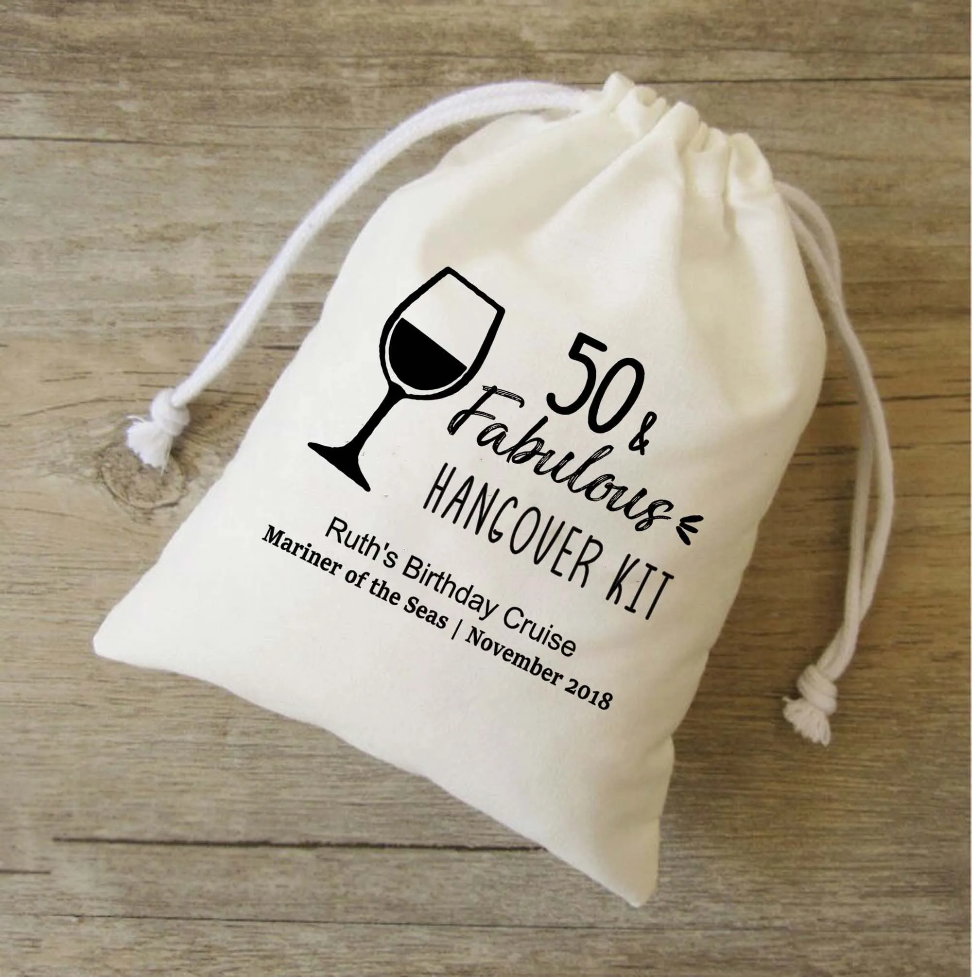 20-50 sets of birthday hangover kit,50th birthday for women,Personalized Party Bags,Fabulous 50 Birthday Party Favor,50th Birthday goody bag