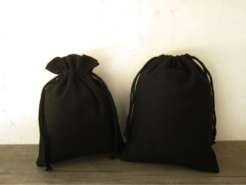 20 sets of Dust Bags,Custom Cotton Dust Bags,Custom Drawstring Bags,Custom Jewelry Bags,Black Muslin Pouches,Drawstring Pouch,Jewelry Pouch