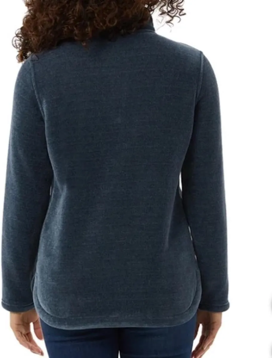 32 Degrees Heat Women's Mock Neck Fleece 1/4 Zip Pullover Sweater with Pockets