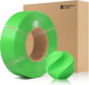 3DTOOLS Bamboo 1.75MM PETG HF Refill Filament High Speed &Easy Printing Eco Friendly with RFID for Bambu Lab A1,A1MINI,X1,P1 AMS 1KG  /- 0.03mm (Without Spool) (Lime Green 33501)