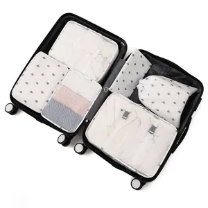 6 SET PACKING CUBES FOR SUITCASES_CWAB0542: WHITE