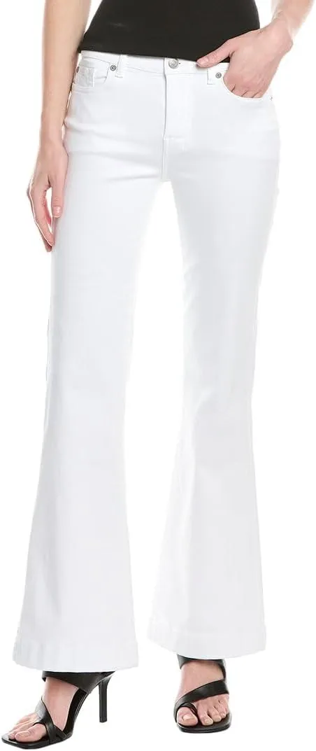 7 For All Mankind Dojo Tailorless in Slim Illusion White