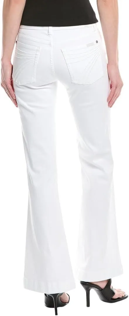 7 For All Mankind Dojo Tailorless in Slim Illusion White