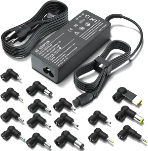90W 16Tips Universal Laptop Charger - Fit for HP Dell Acer Asus Lenovo Samsung LG IBM Google Toshiba Sony Fujitsu MacBook Pro Gateway Notebook Ultrabook Chromebook Power Adapter Supply Cord