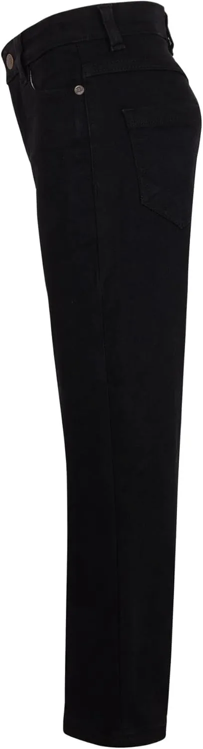 A2Z Kids Boys Relaxed Straight Fit Boot Cut Dark Blue Jeans for Teens Stretchy Comfortable Cotton Loose Fit Jeans 5-13 Years