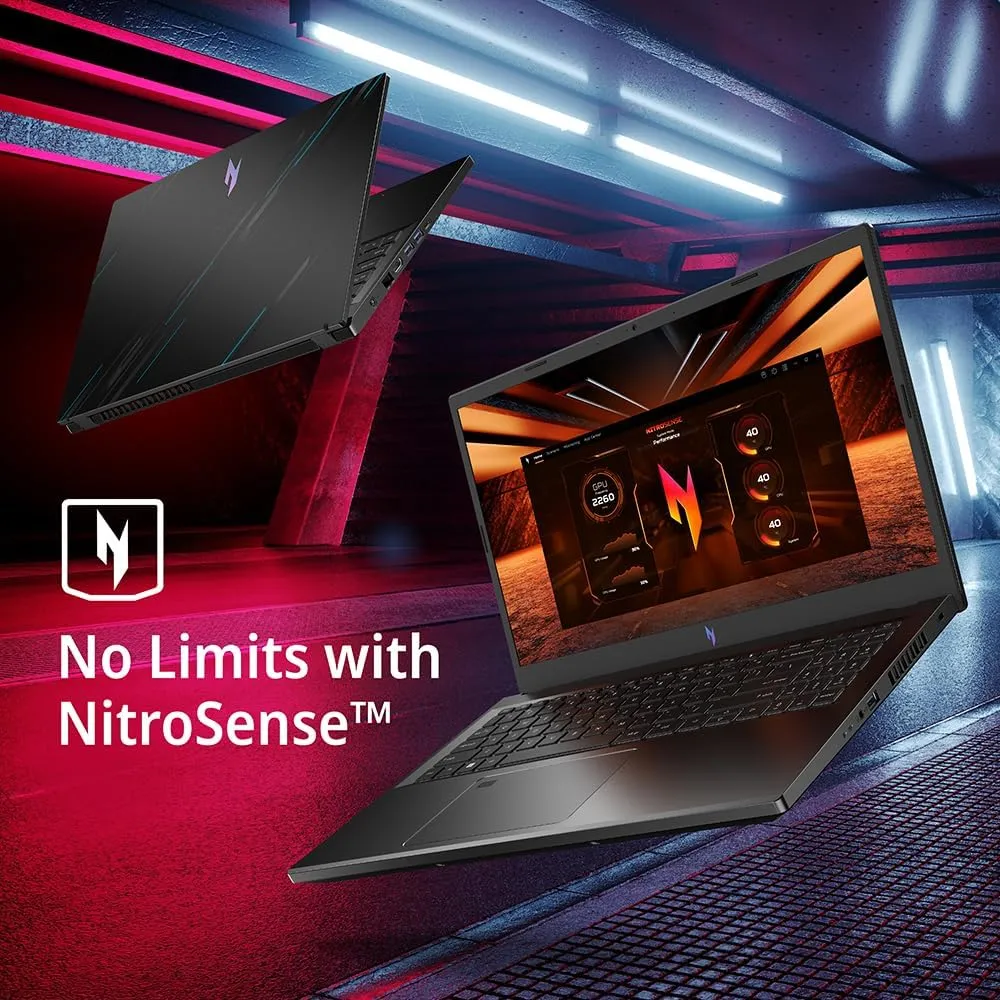 Acer Nitro V Gaming Laptop | Intel Core i9-13900H Processor | NVIDIA GeForce RTX 4060 Laptop GPU | 15.6" FHD IPS 144Hz Display | 32GB DDR5 | 1TB Gen 4 SSD | WiFi 6 | Backlit KB | ANV15-51-92XK