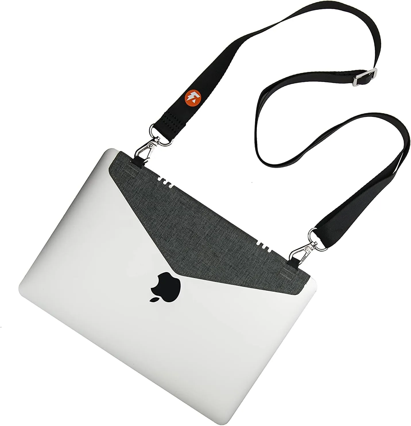 Adhesive Crossbody Laptop Carrier – Bag Sleeve Case Alternative – MEDIUM – Fits Acer, Apple, Google, HP, Microsoft