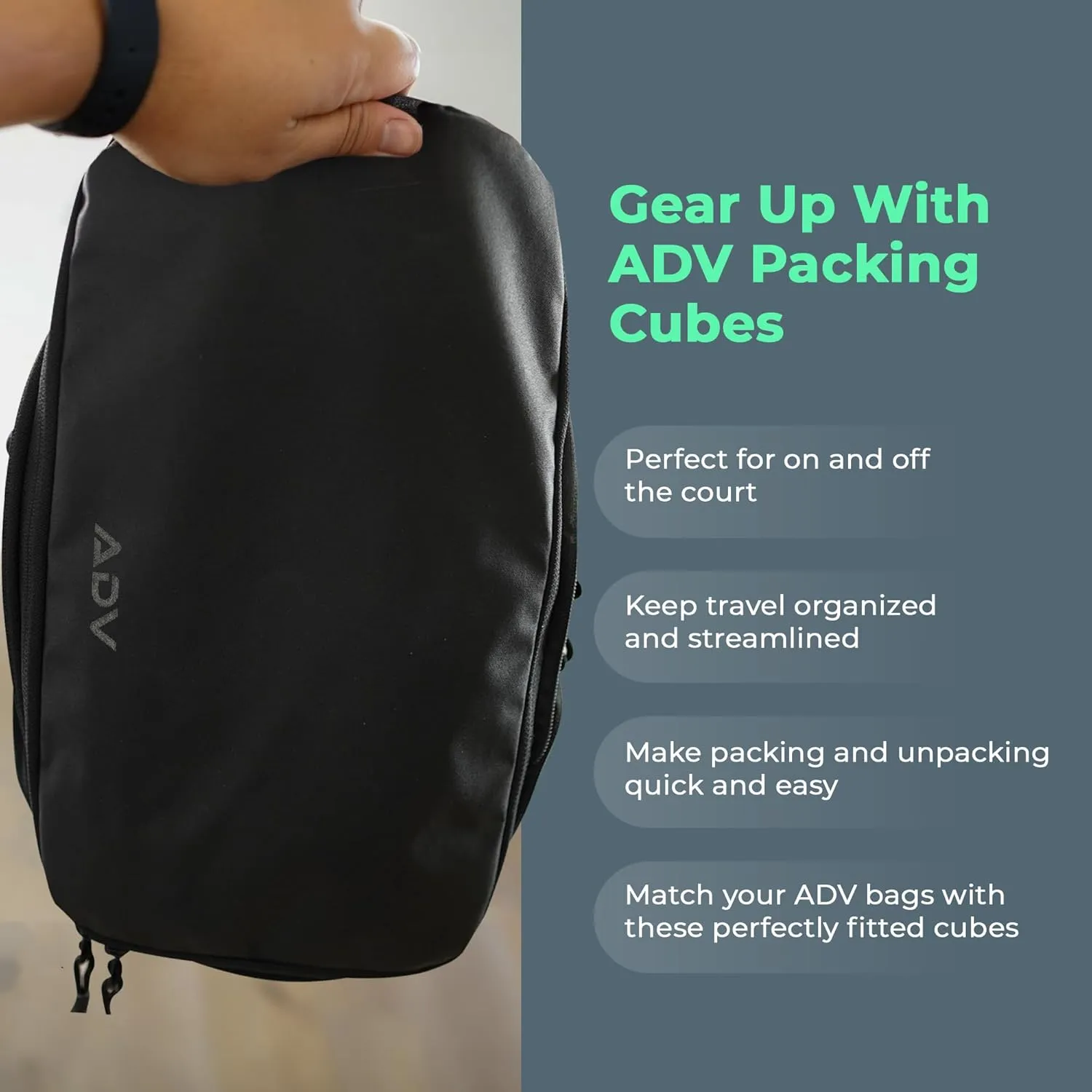 ADV Packing Cubes - Premium Weatherproof Kordra Nylon Packing Bags- Organize and Protect Your Travel Essentials with ADV Travel Compression Bags!