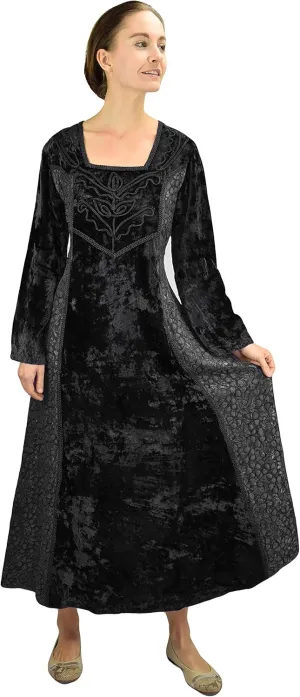Agan Traders Women's 2025 Renaissance Vintage Long Dress Gown Maxi
