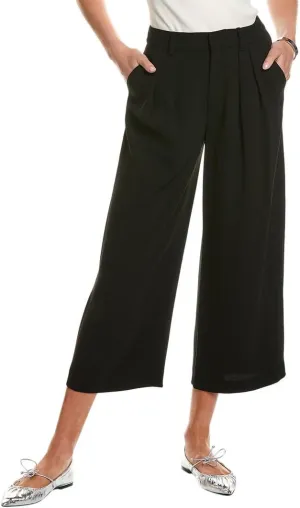 alice   olivia Pompey High-Rise Gaucho Pleat Pant