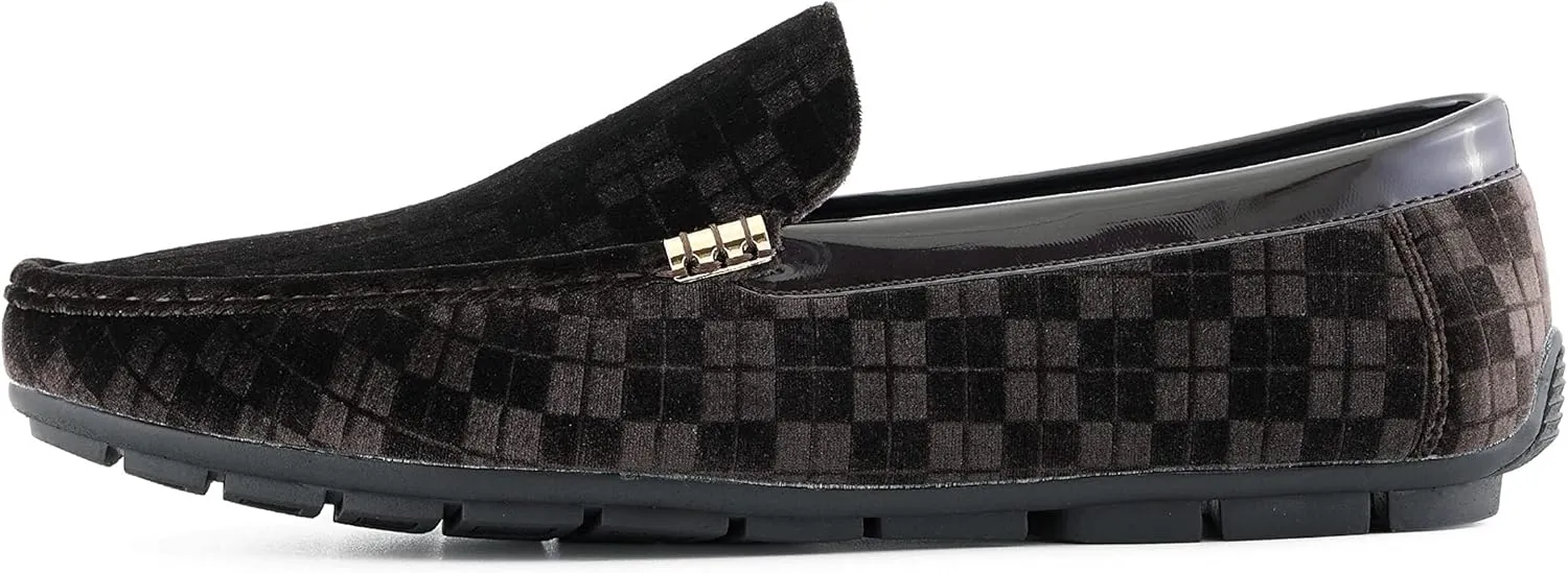 Amali The Original Men's Velvet Loafer Smoking Slippers in Paisley and Solid Designs Styles Roberto Piero