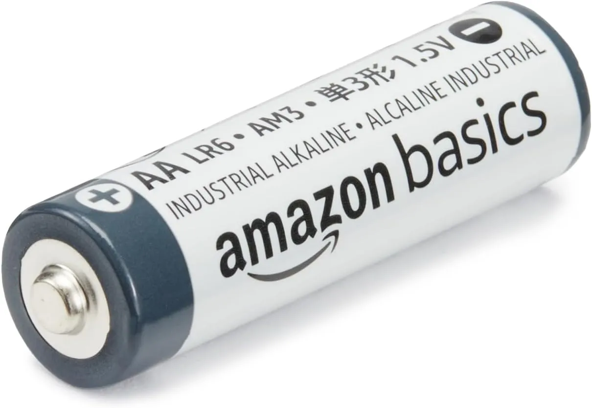 Amazon Basics 150-Pack AA Alkaline Industrial Batteries, 1.5 Volt, 5-10 Year Shelf Life