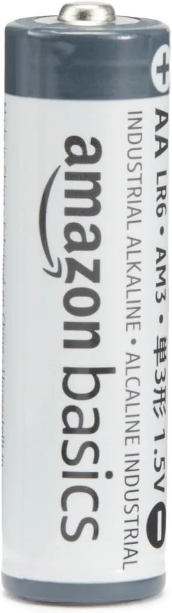 Amazon Basics 150-Pack AA Alkaline Industrial Batteries, 1.5 Volt, 5-10 Year Shelf Life
