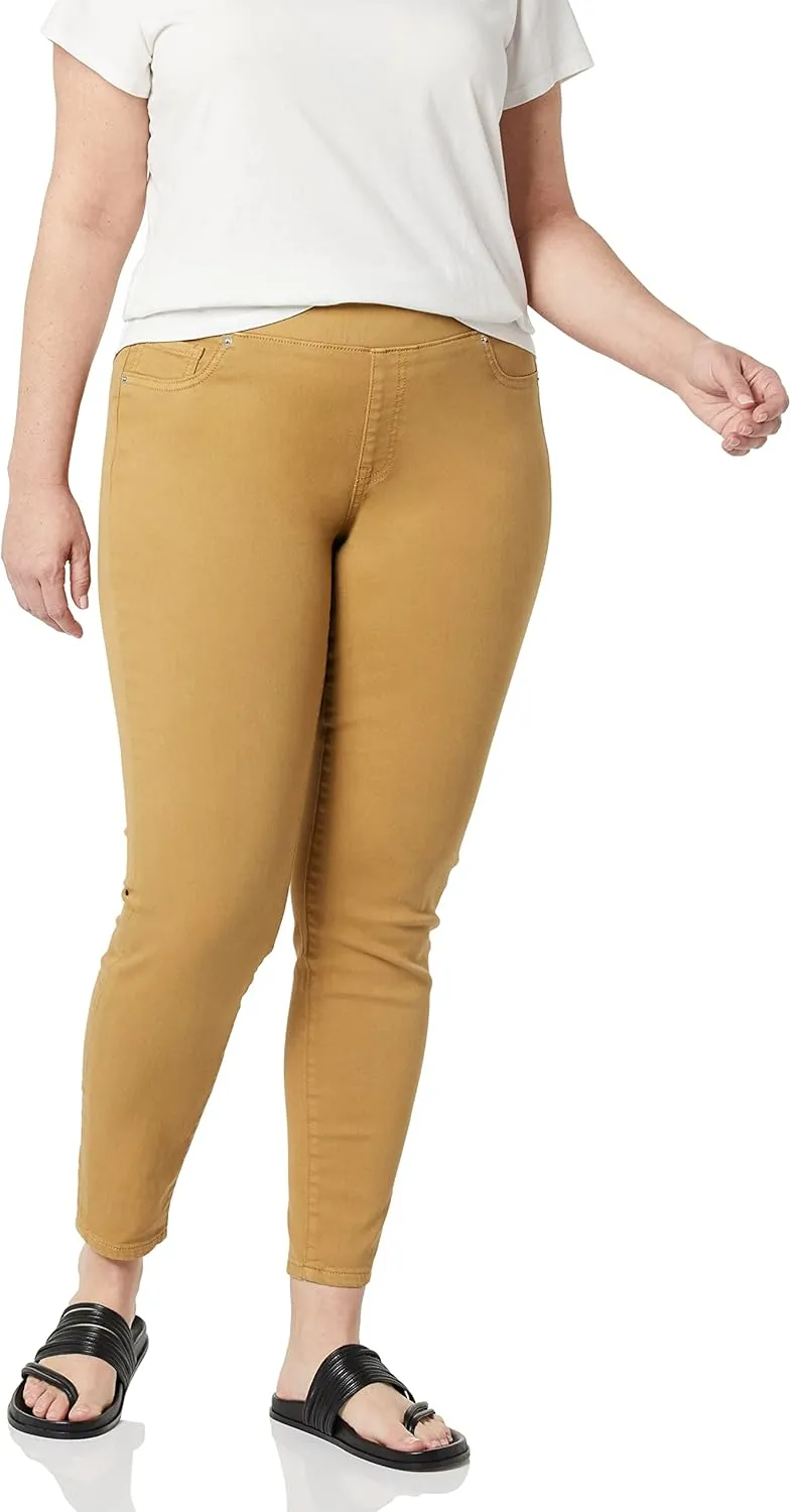 Amazon Essentials Women's Mid-Rise Stretch Pull-On Jegging (Available in Plus Size)