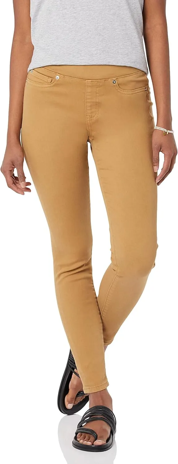 Amazon Essentials Women's Mid-Rise Stretch Pull-On Jegging (Available in Plus Size)
