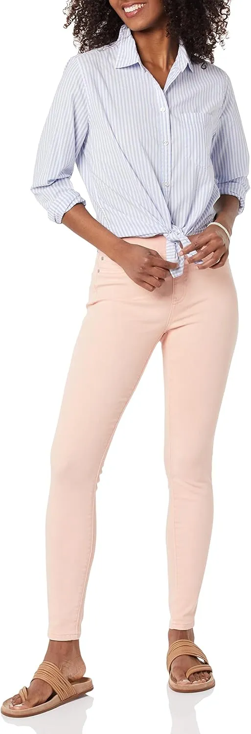 Amazon Essentials Women's Mid-Rise Stretch Pull-On Jegging (Available in Plus Size)