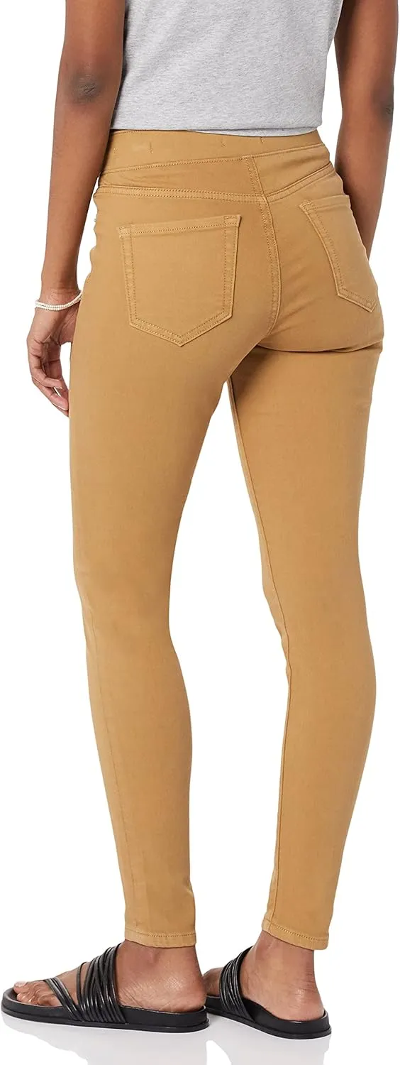 Amazon Essentials Women's Mid-Rise Stretch Pull-On Jegging (Available in Plus Size)