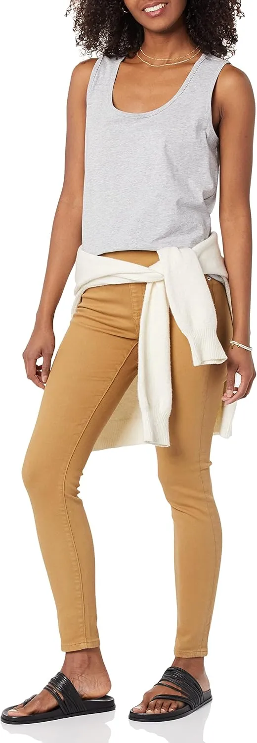 Amazon Essentials Women's Mid-Rise Stretch Pull-On Jegging (Available in Plus Size)