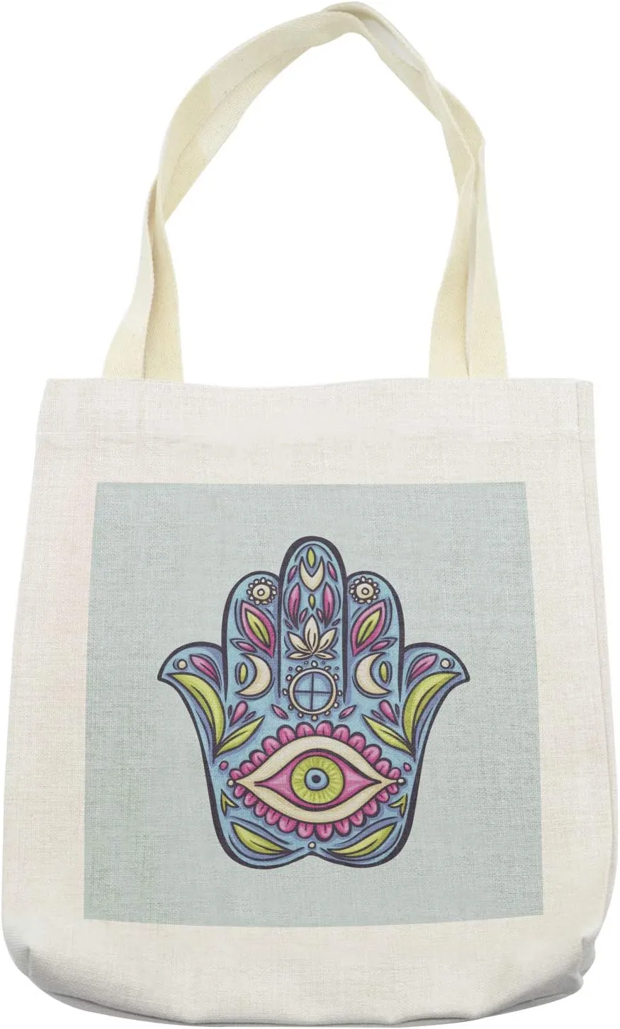 Ambesonne Multicolor Tote Bags
