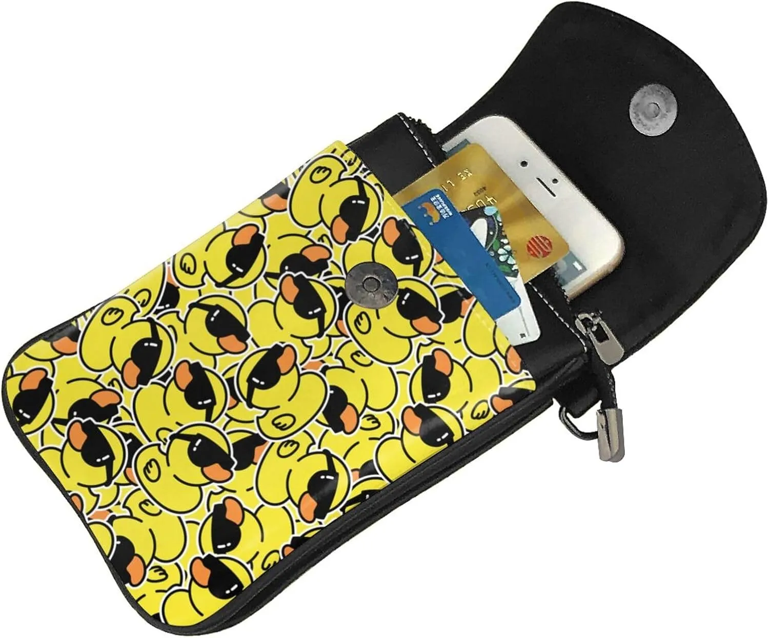 AMRANDOM Leather Small Crossbody Bags Cell Phone Bag Wallet Purses Adjustable Strap