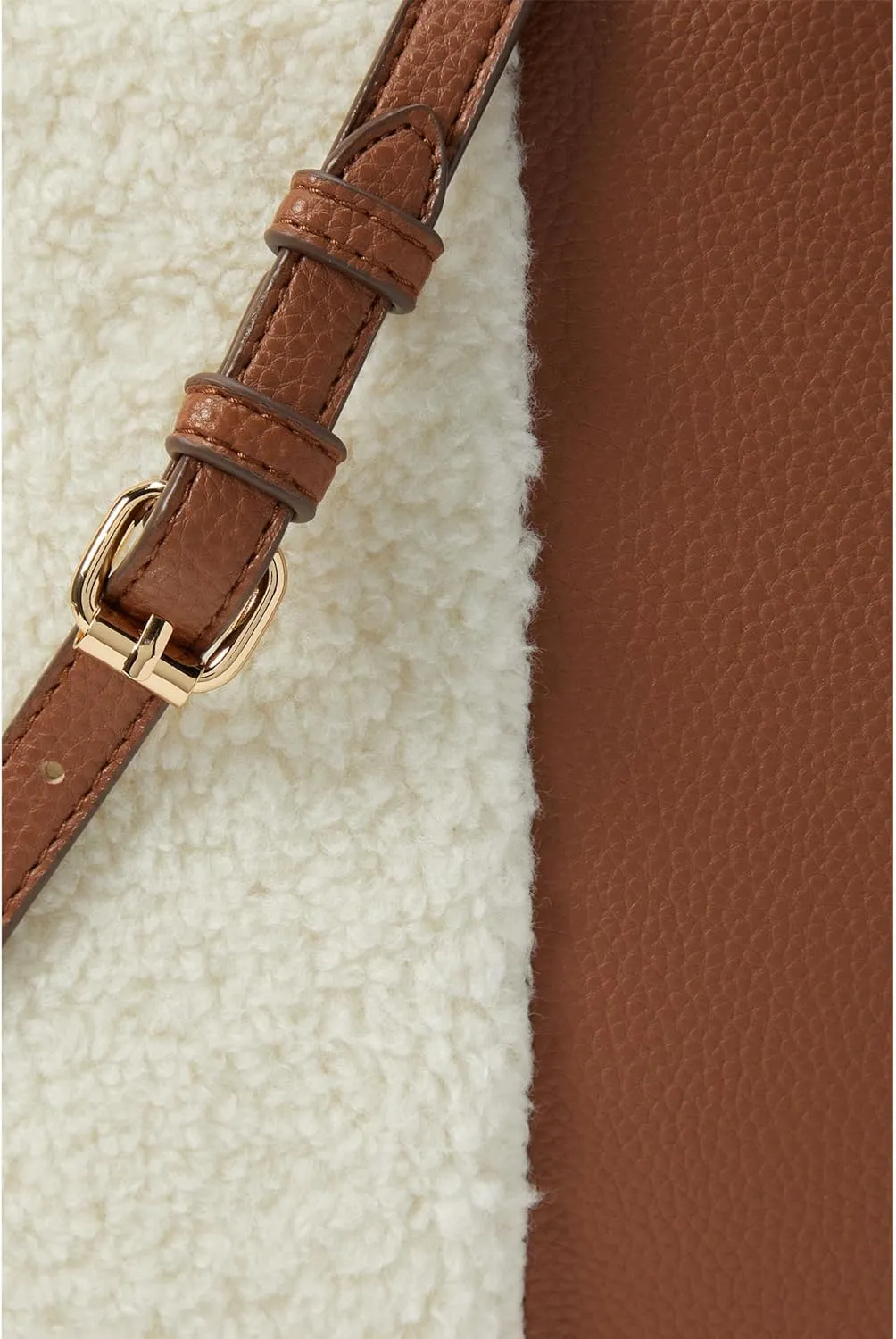 Anne Klein Mini Convertible Sherpa Tote