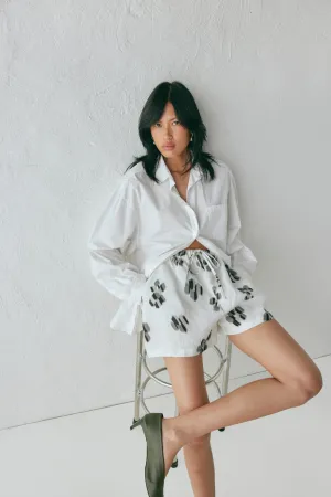 Annika Linen Shorts Flor