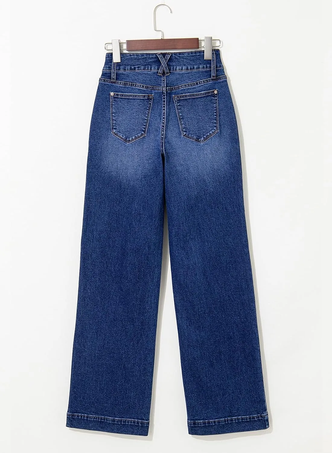 Astylish Jeans for Women Wide Leg High Waisted Stretchy Straight Leg Jean Baggy Trendy 2025 Denim Pants with Slanted Pockets