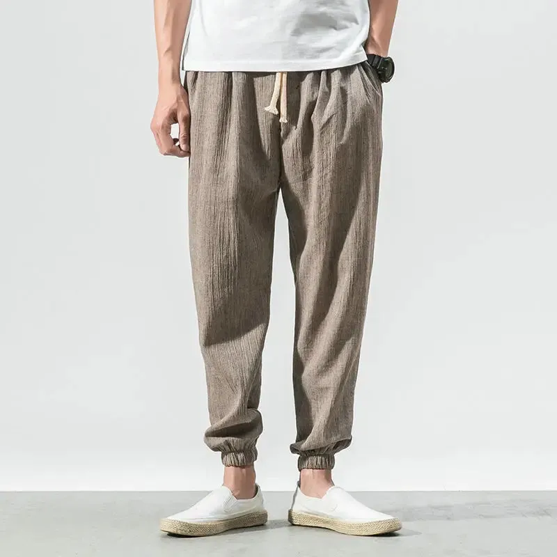 Austin Airy Linen Drawstring Pants