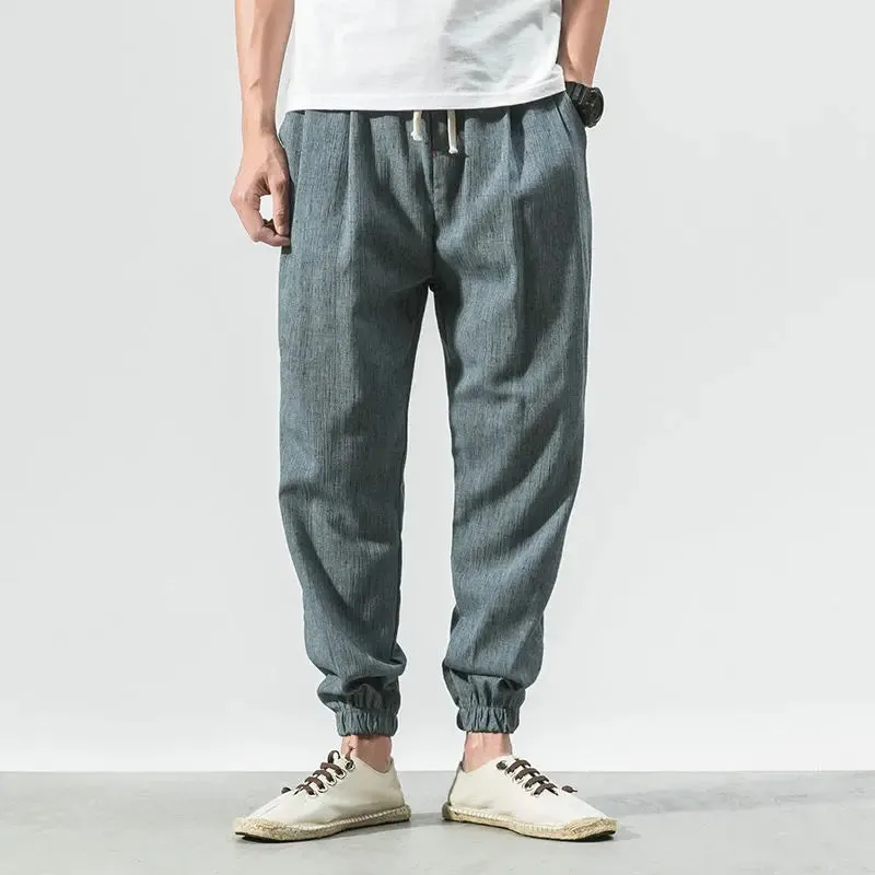 Austin Airy Linen Drawstring Pants