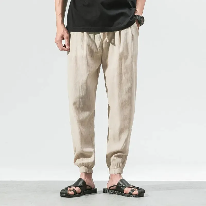 Austin Airy Linen Drawstring Pants