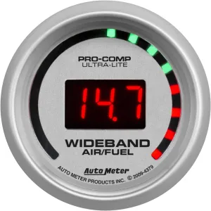 Auto Meter 4379 Ultra-Lite Wide Band Air Fuel Ratio Kit,2.3125 in.