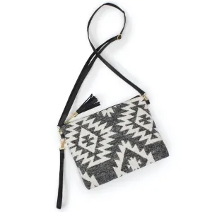 Aztec Printed convertible crossbody/handbag/purse/clutch