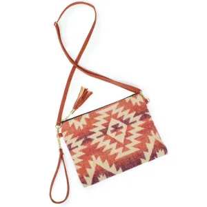 Aztec Printed convertible crossbody/handbag/purse/clutch