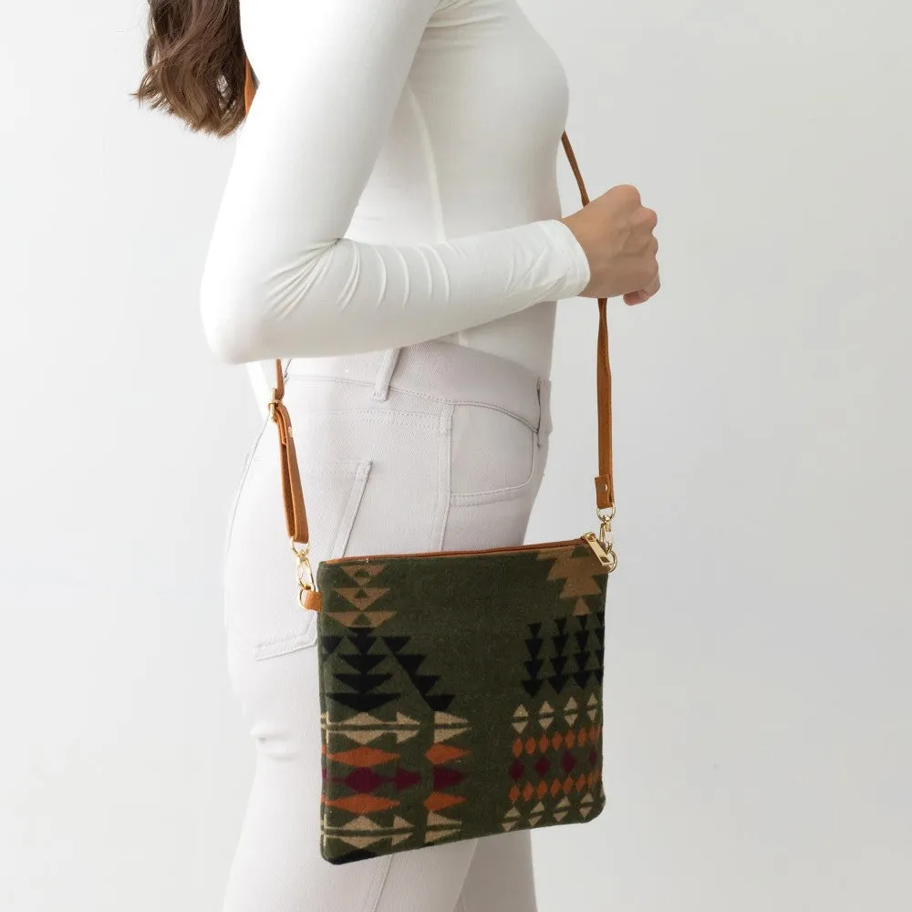 Aztec Printed convertible crossbody/handbag/purse/clutch