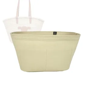 Bag Organizer for Celine Medium Classic Panier Basket - Premium Felt Purse Handbag Insert Liner Shaper (Handmade) Soft Structure Support (20 Color Options)