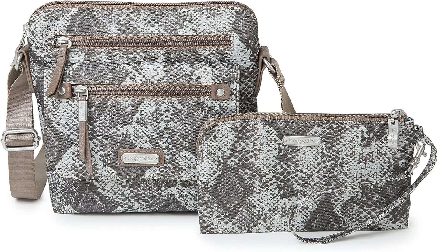 Baggallini Escape Crossbody with RFID Phone Wristlet