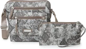 Baggallini Escape Crossbody with RFID Phone Wristlet