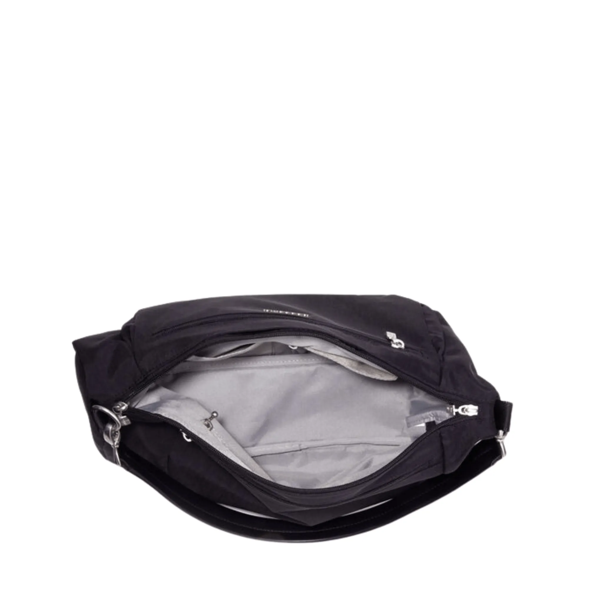 Baggallini Modern Everywhere Half Moon Messenger - Black