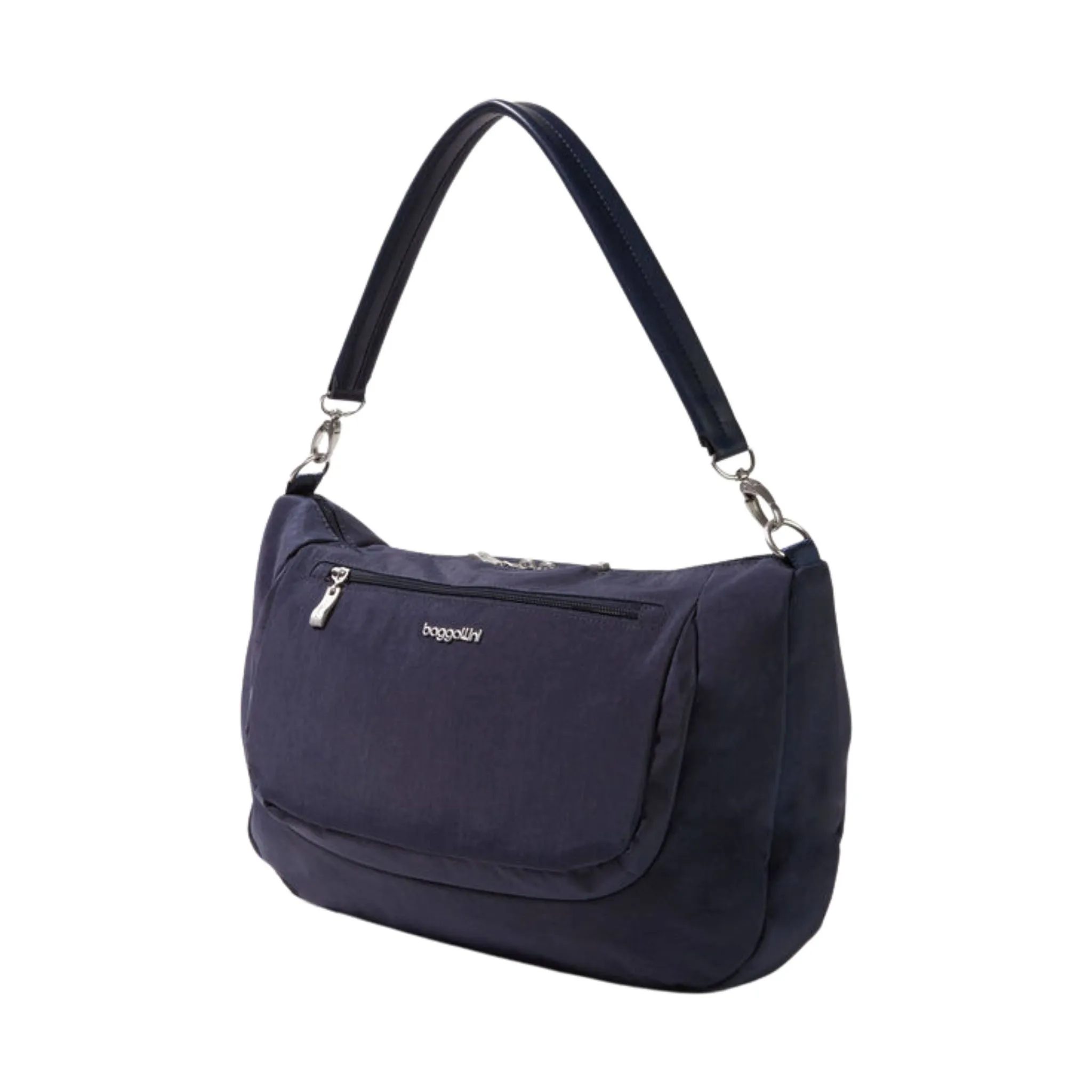 Baggallini Modern Everywhere Half Moon Messenger - French Navy