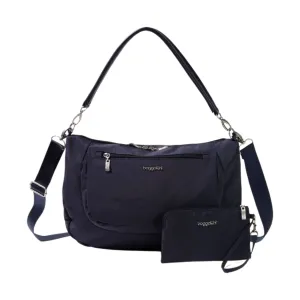 Baggallini Modern Everywhere Half Moon Messenger - French Navy