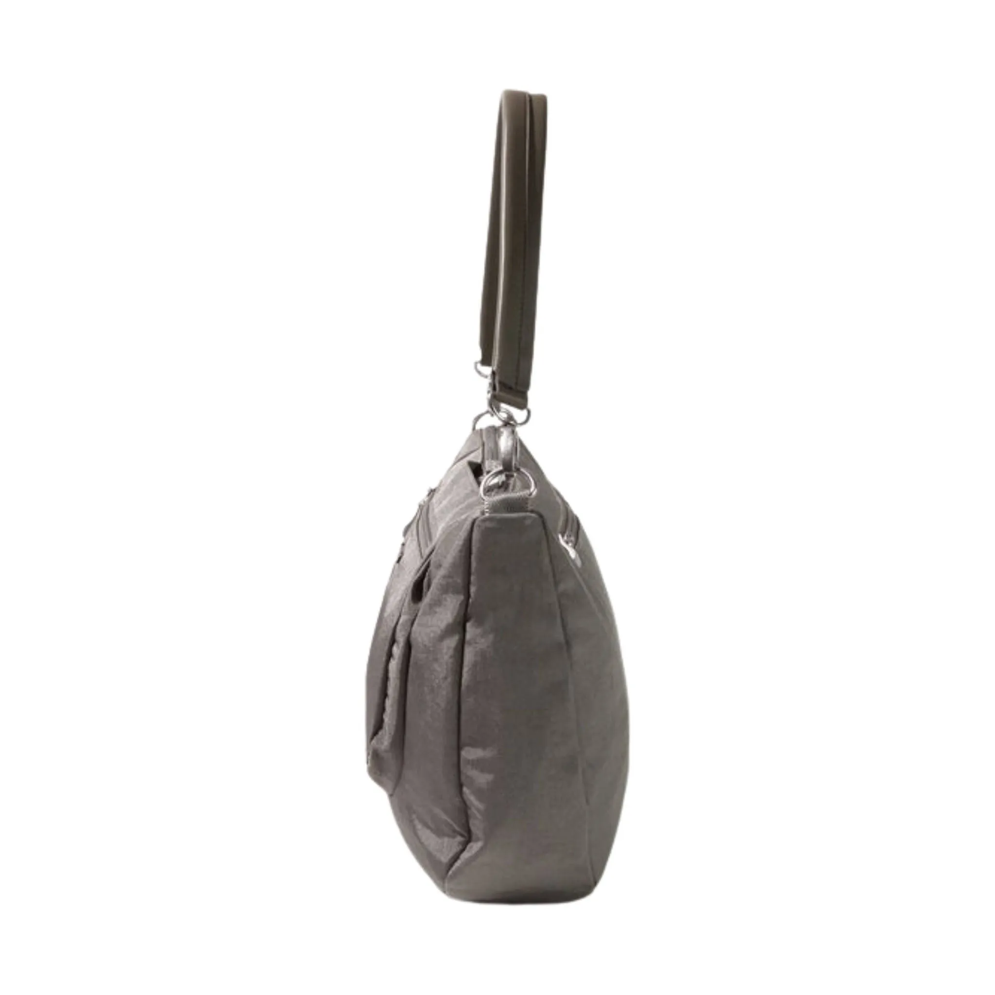 Baggallini Modern Everywhere Half Moon Messenger - Sterling Shimmer