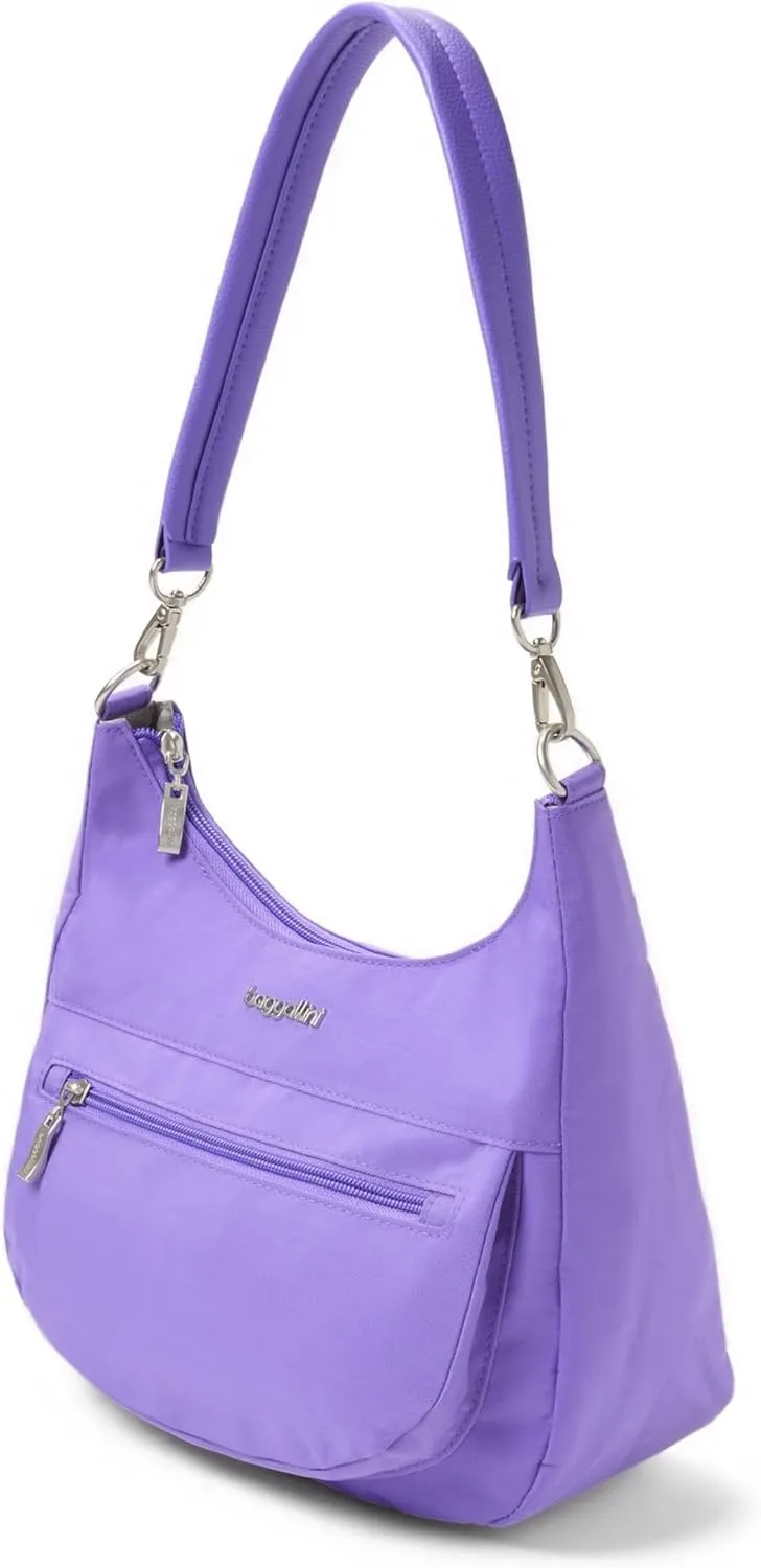 Baggallini Modern Pocket Half Moon 11"x10.5" Shoulder Women W/Replaceable Straps Converts to Crossbody Bag