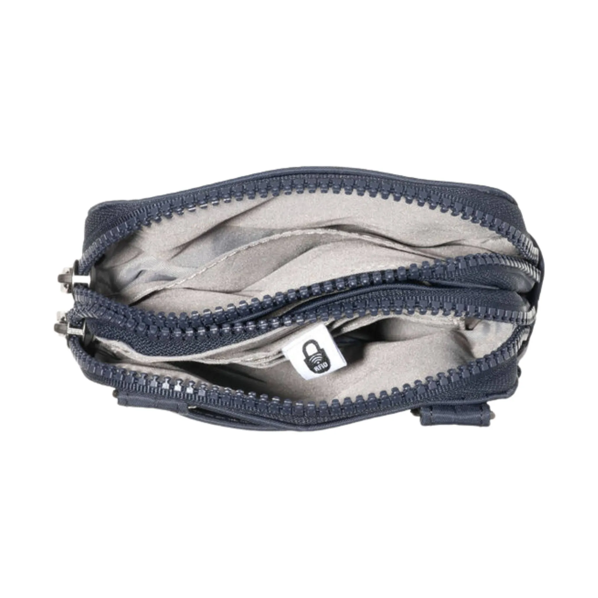Baggallini Modern Take Two RFID Crossbody - French Navy Twill