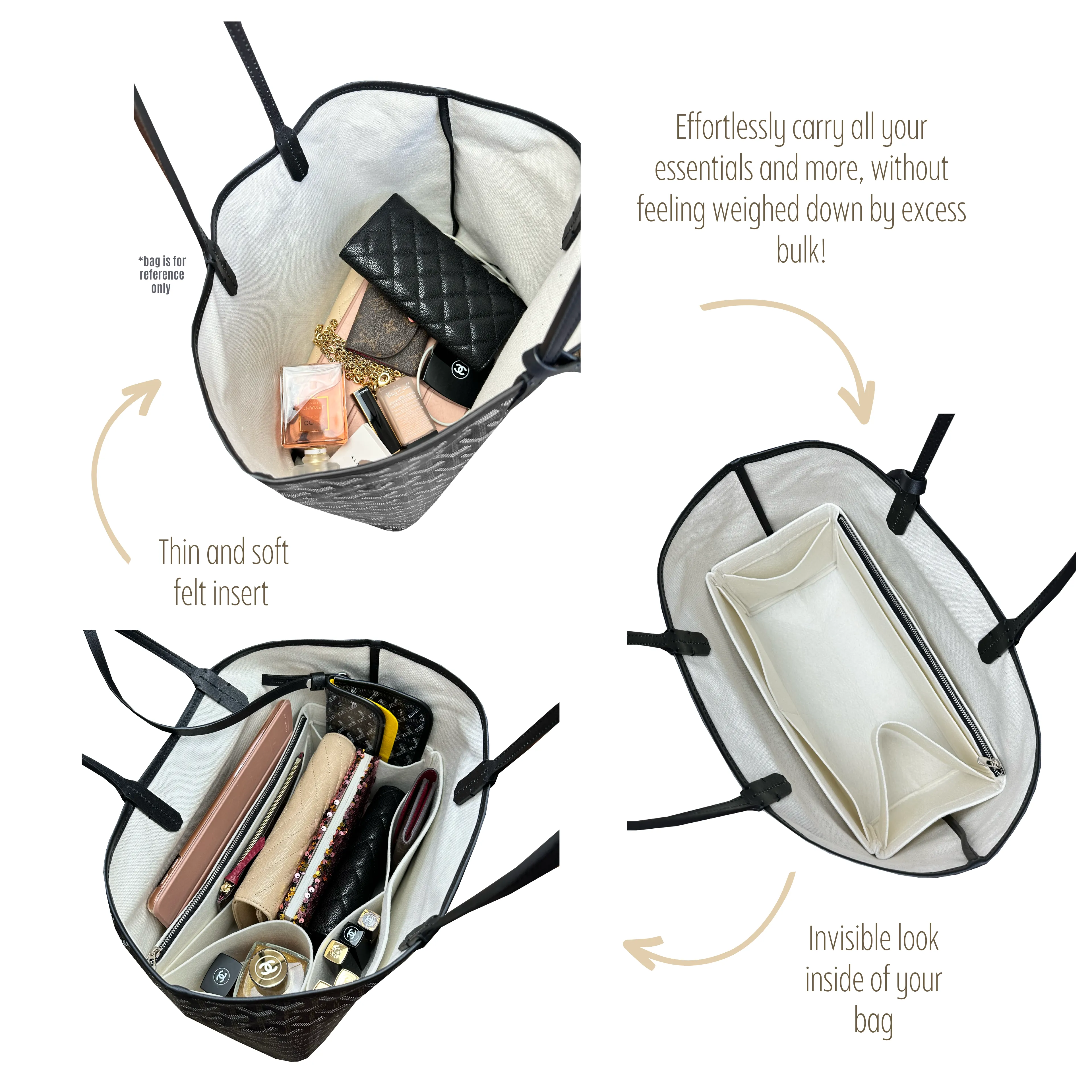 BaginBag® | Handbag Organizer for Handbag Organizer for Goyard St Louis PM GM TPM bag | Goyard Purse Insert  | Goyard Bag Organizer | Bag Liner | Goyard Insert Organizer | Tote bag organizer  | Purse Insert | Goyard Inner Bag | go st louis | goyard pouch
