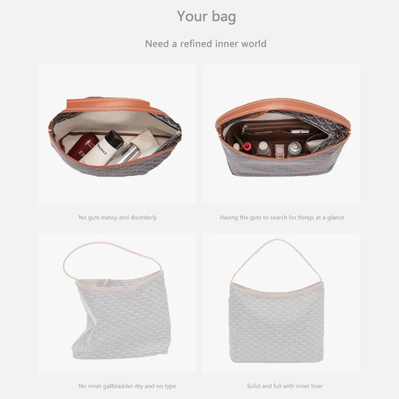 BaginBg | Handbag Organizer for Goyard HOBO Stary bag PM GM bag | Goyard Purse Insert  | Goyard Bag Organizer | Bag Liner | Goyard Insert Organizer | Tote bag organizer  | Goyard Organizer | Purse Insert | Goyard Inner Bag | go st louis | goyard pouch